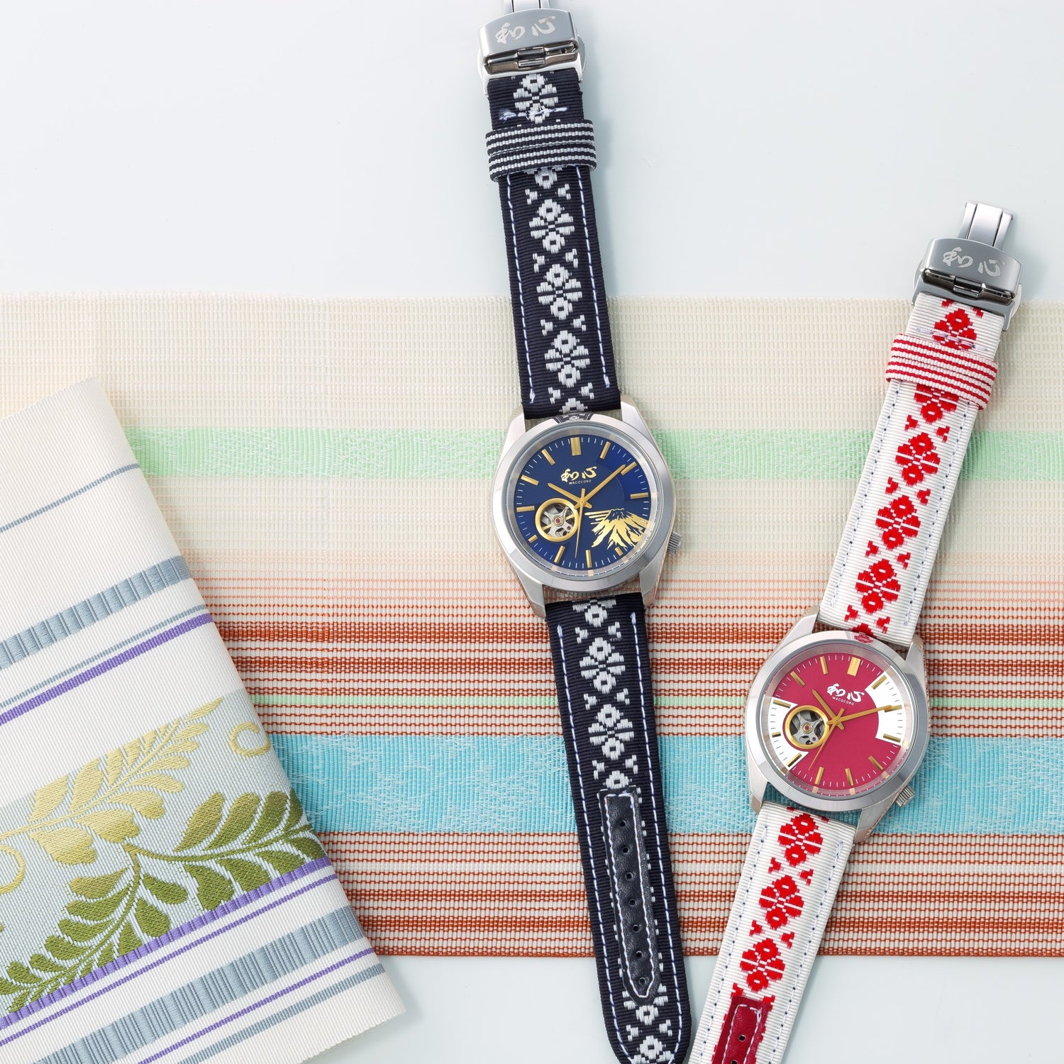 和心 WACOCORO 時計コレクション 博多織-HAKATAORI-