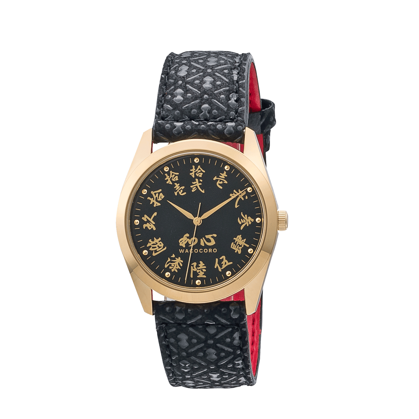 和心 宇陀印傳 瓢箪 WA-001M-K メンズ 腕時計