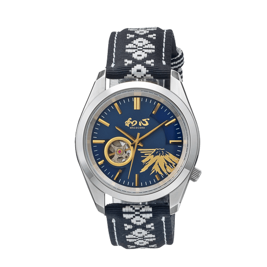 和心極シリーズ 「富士」 博多織 WA-004M-A メンズ 腕時計