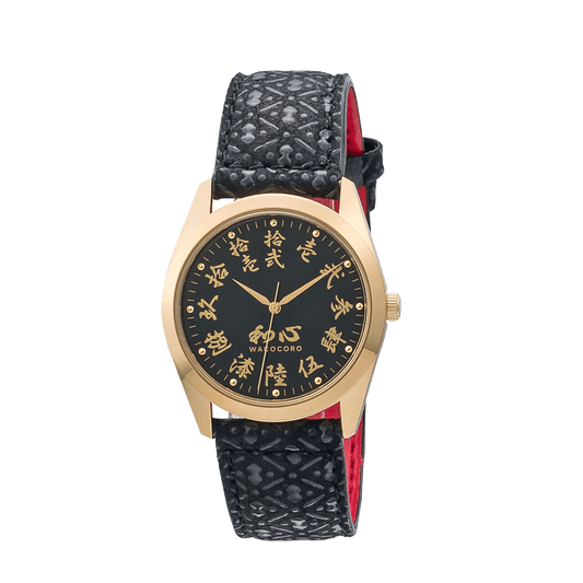 和心 宇陀印傳 瓢箪 WA-001M-K メンズ 腕時計